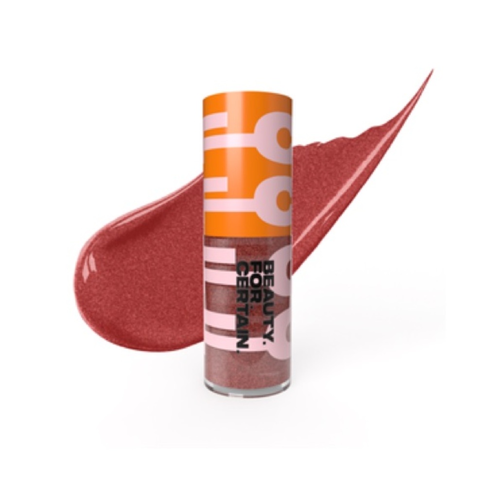 BEAUTY FOR CERTAIN.    matte liquid lipstick: #50
MID-TONE SHIMMER